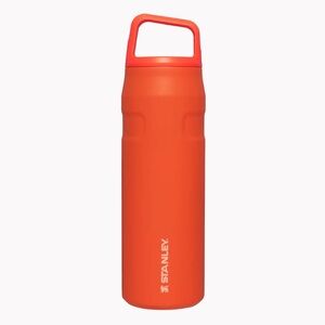 NEW 24oz Stanley Iceflow Bottle with Cap & Carry Lid - Orange